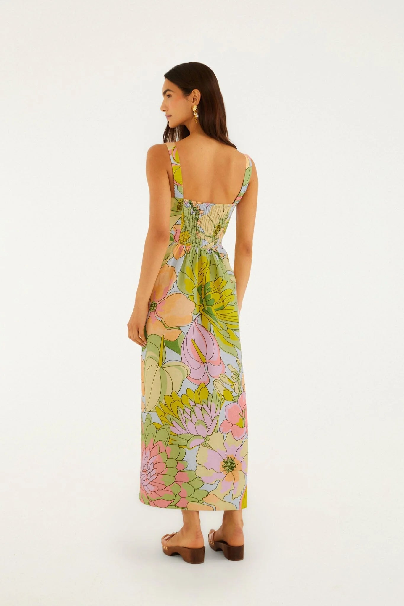Light Blue Spring Affair  Maxi Dress