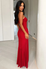 Tasmin Maxi Dress - Red