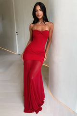 Tasmin Maxi Dress - Red